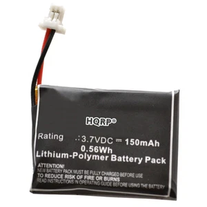HQRP Batterie pour Nokia HS-21W Casque sans Fil HS21W LP402025L150 - Photo 1 sur 3