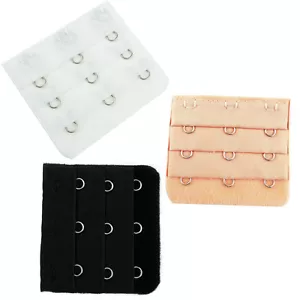 Sujetador espaciado correa ajustable banda trasera extensores elástico flexible hebillas gancho - Imagen 1 de 3