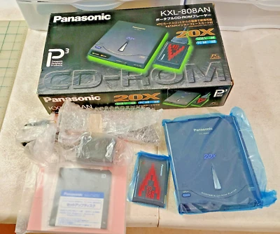 TOSHIBA LIBRETTO BOOTABLE PCMCIA PC CARD CD-ROM KXL-808AN ATAPI PC-98 USA SHIP - Image 1 of 4