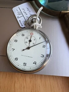 Vintage Meylan Swiss Made Stopwatch Keeps Accurate Times # 306271 W/ Box - Picture 1 of 5