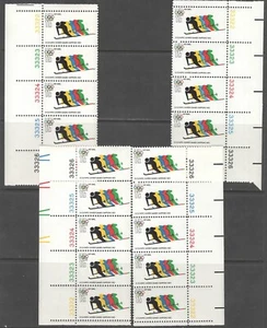 US Scott #C85, Kennzeichen Einzelset. 5 Teller #s, 4 Eckpositionen. - Bild 1 von 1