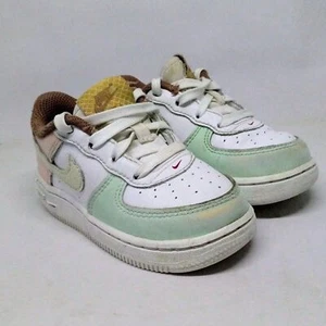 Nike Air Force 1 LV8 Ice Cream Colorway Infant Shoes-Size 7C-Pastel-DX3729-100 - Picture 1 of 9