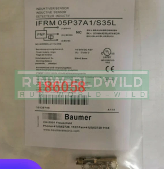 1 peça nova para interruptor de proximidade Baumer IFRM 05P37A1/S35L - Imagem 1 de 1