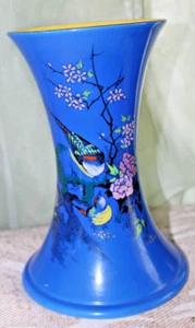 Shelley Vase Vögel & Blumen tiefblau - Bild 1 von 1