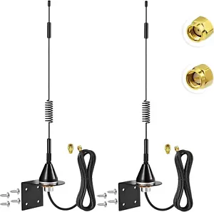 2Kit 4G LTE RP SMA Antenna Cellulare Esterno per Telecamera di Sicurezza Router Wireless - Foto 1 di 10