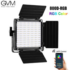 GVM 800D-RGB LED Video Light Panel Studio Photography Lighting with APP Control