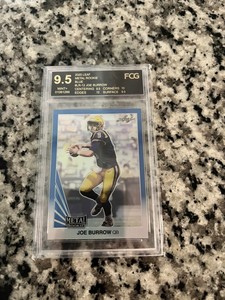 2020 Joe Burrow Leaf Metal Blue parallel 6/25 LR-12 RARE!!! Rookie