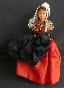 Poupée folklorique régionale ancienne – 15 cm – Costume traditionnel – REF 182 - Picture 1 of 5