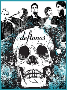Poster concerto Deftones SPEDIZIONE GRATUITA 12"x18" - Foto 1 di 1