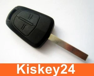 Car Key Blank Housing for Vauxhall Meriva Agila Combo Corsa C Astra Vectra - Picture 1 of 3