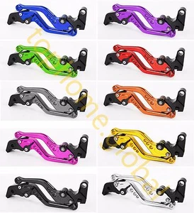 Clutch Brake Levers for Suzuki GSXR600 GSXR750 2006-2010 CNC Short/Long CNC - Foto 1 di 12