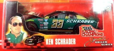 2 LOT KEN SCHRADER and DALE EARNHARDT JR. Signature Driver Series  NASCAR    PD - Image 1 of 4