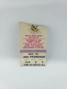 GRATEFUL DEAD Concert Ticket Stub 9/14/90 Madison Sq Garden NYC Mail Order - Bild 1 von 2
