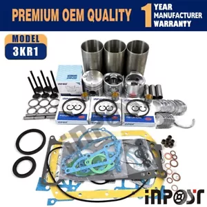 3KR1 Rebuild Kit For Isuzu 3KR1-EA14 Engine Hitachi EX20 EX22 EX25-1 Excavator - Picture 1 of 6