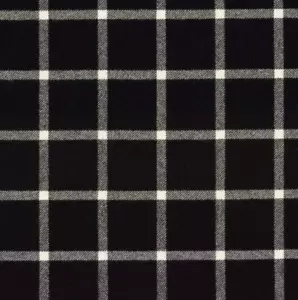 BLOQUE de lana tejida decoración del hogar ONYX NEGRO cortinas tapicería tela de costura por POR - Imagen 1 de 5
