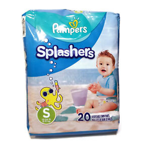 Pampers Splashers Disposable Diapers Swim Pants 20-pack Small 13-24 lbs Baby