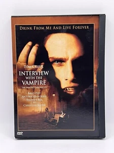 Interview with the Vampire (DVD, 1994) Snap Case Tom Cruise Brad Pitt FREE SHIP - Imagen 1 de 8