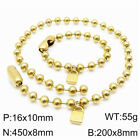 Brand Uno De 50 Jewelry Set Stainless Steel Unisex Beaded Necklace Bracelet Gift