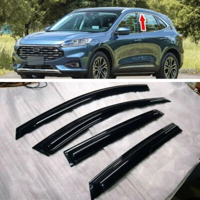 Fits Ford Escape 2019-2024 Kuga 3rd SUV Add-on Window Visor Sun Shade Rain Guard - Image 1 of 4