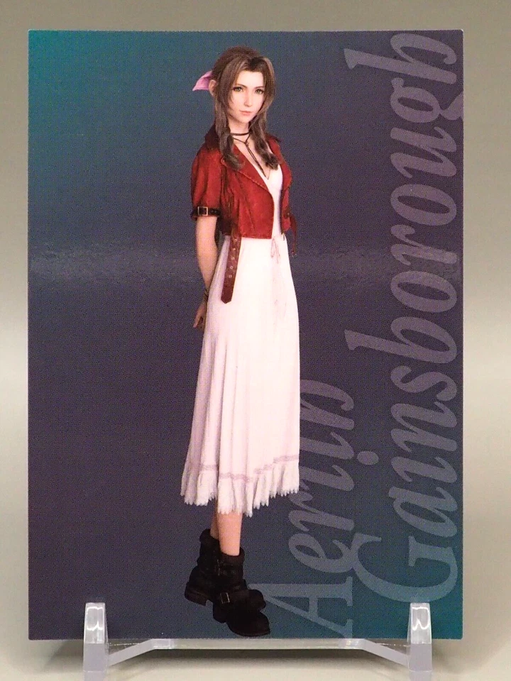 Tarjetas coleccionables Aerith Gainsborough Final Fantasy VII Museo de Arte 1-020 Japón J215 Foto 1 de 4
