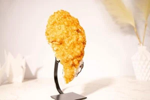 Small Natural Citrine Cluster with Golden Yellow Citrine Druzy, 5 Lb - Picture 1 of 10