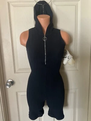 Body con capucha de entrenamiento vintage para mujer ropa deportiva boxeo levantamiento de pesas correr Foto 1 de 4