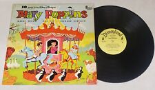 Disneyland Records Mary Poppins DQ-1256 Vinyl Record 1964