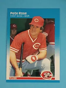 1987 Fleer Glossy Pete Rose Cincinnati Reds #213 ⚾ - Picture 1 of 2