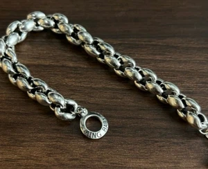 KING BABY STUDIO 925 STERLING SILVER INFINITY Bracelet (8.5 INCHES IN LENGTH) - Picture 1 of 5