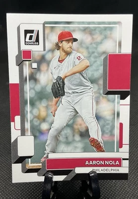 2022 Donruss #189 Aaron Nola - Philadelphia Phillies - Image 1 of 3
