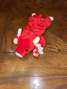 Ty Beanie Buddy Snort the Bull Plush Toy - 4002 - Picture 1 of 4