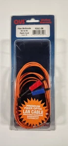 NEU QVS FASER MULTIMODE SC ZU SC PATCHKABEL DUPLEX 2M FDSC-2M - Bild 1 von 9
