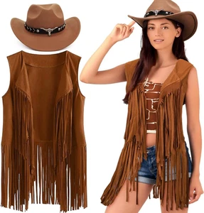 SlowTon Western Outfits for Women - Cowgirl Outfit Costume Accessories with F... - Picture 1 of 15