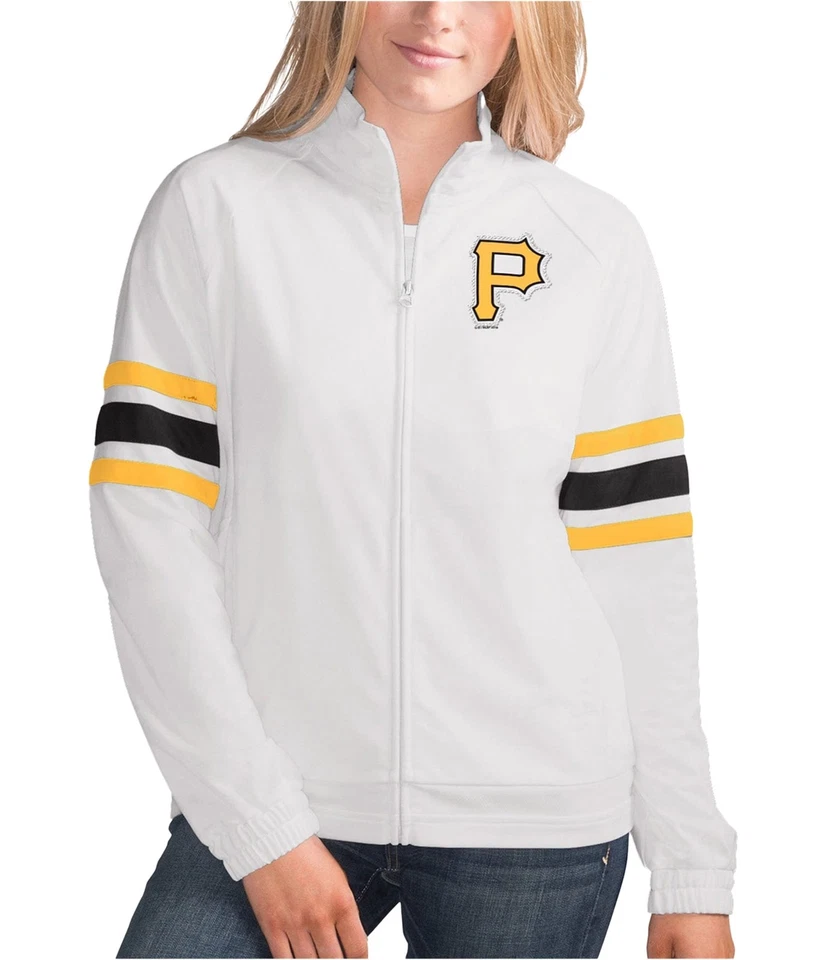 G-III Deportes Mujer Piratas de Pittsburgh Chaqueta de Pista Sudadera, ppr, M Foto 1 de 1
