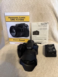 Panasonic Lumix DMC-FZ1000 Digital Camera With 3 Batteries. 8833 Shutter Cnt - Picture 1 of 9