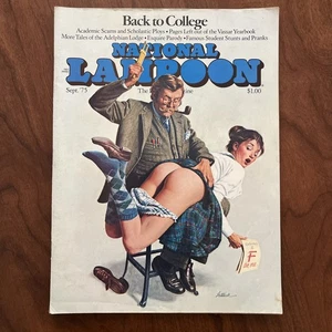 Vintage National Lampoon Magazine September 1975 Back To College Issue - Picture 1 of 3