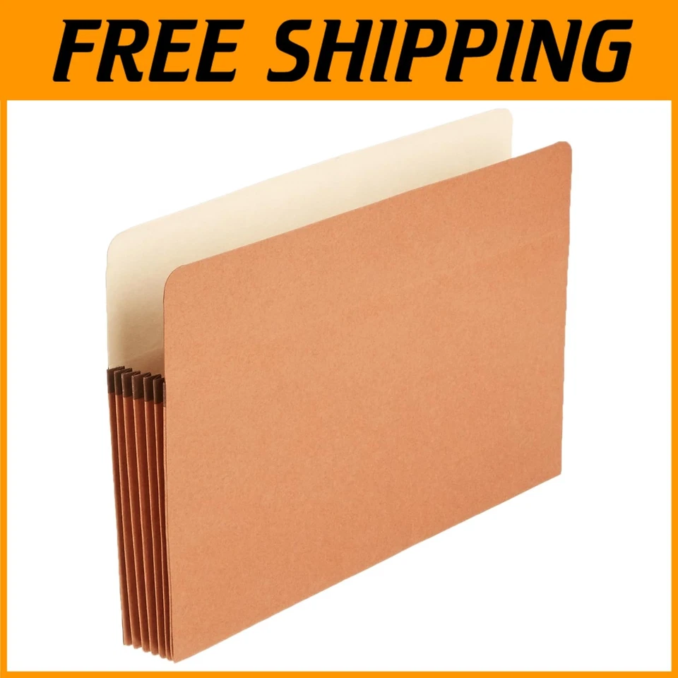 Basics Accordion File Folder Organizer, 50-Pack, Legal Size - Image 1 of 4