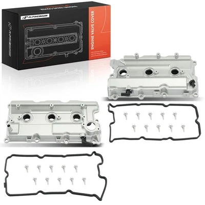 Cubierta de válvula de motor A-Premium izquierda y derecha para Nissan Pathfinder 2002-2004 3,5 L Foto 1 de 4