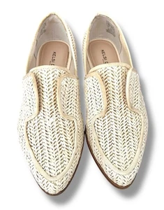Kelsey Dolch Brooklyn Stanton Raffia Oxford Sommer-Look gebraucht, in einwandfreiem Zustand Größe 6M - Bild 1 von 9