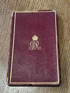 Original Dienstorden Buch zur Krönung von König Georg V. und Queen Mary - Bild 1 von 8