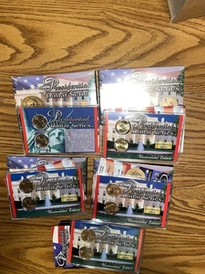 4-2007-P&D  And 1-2008 Presidential Dollars Sets 10 Coins - Picture 1 of 7