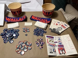 George Wallace 1968 Campaign Material Lot - Picture 1 of 18