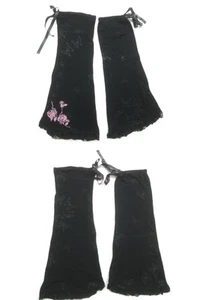 H.naoto frill Rose Leg Warmers Japanese Vintage Lolita - Picture 1 of 1