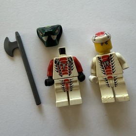 LEGO Ninjago Minifigs Serpentine Rise Of The Snakes Fang-Suei Red + Spitta Green
