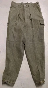 WWII M/1939 M/1958 Pantaloni/pantaloni invernali da campo lana militare svedese 31x31 - Foto 1 di 15