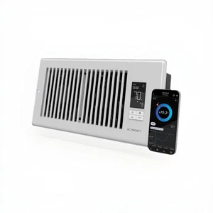 AC Infinity AC-RBF4-W Airtap T4 Sistema Ventilatore Registro Silenzioso Booster - Bianco 4x12" - Foto 1 di 8