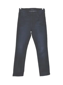 Jeans alla caviglia A8 NEW MOTHER blu scuro vita media elasticizzato abbagliante taglia 27 - Foto 1 di 9