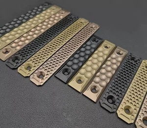 Metal Rail Cover Long and Short Version Railscale for Keymod Mlok 80MM 120MM - Picture 1 of 29