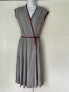Vintage Jerrel of Texas 1970s velour full skirt Size 11, Made In Usa dress - Picture 1 of 11