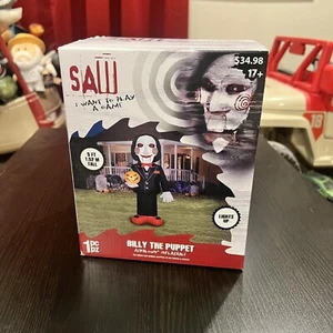 NEW Lionsgate Halloween SAW Billy The Puppet Yard Airblown Inflatable - Picture 1 of 6